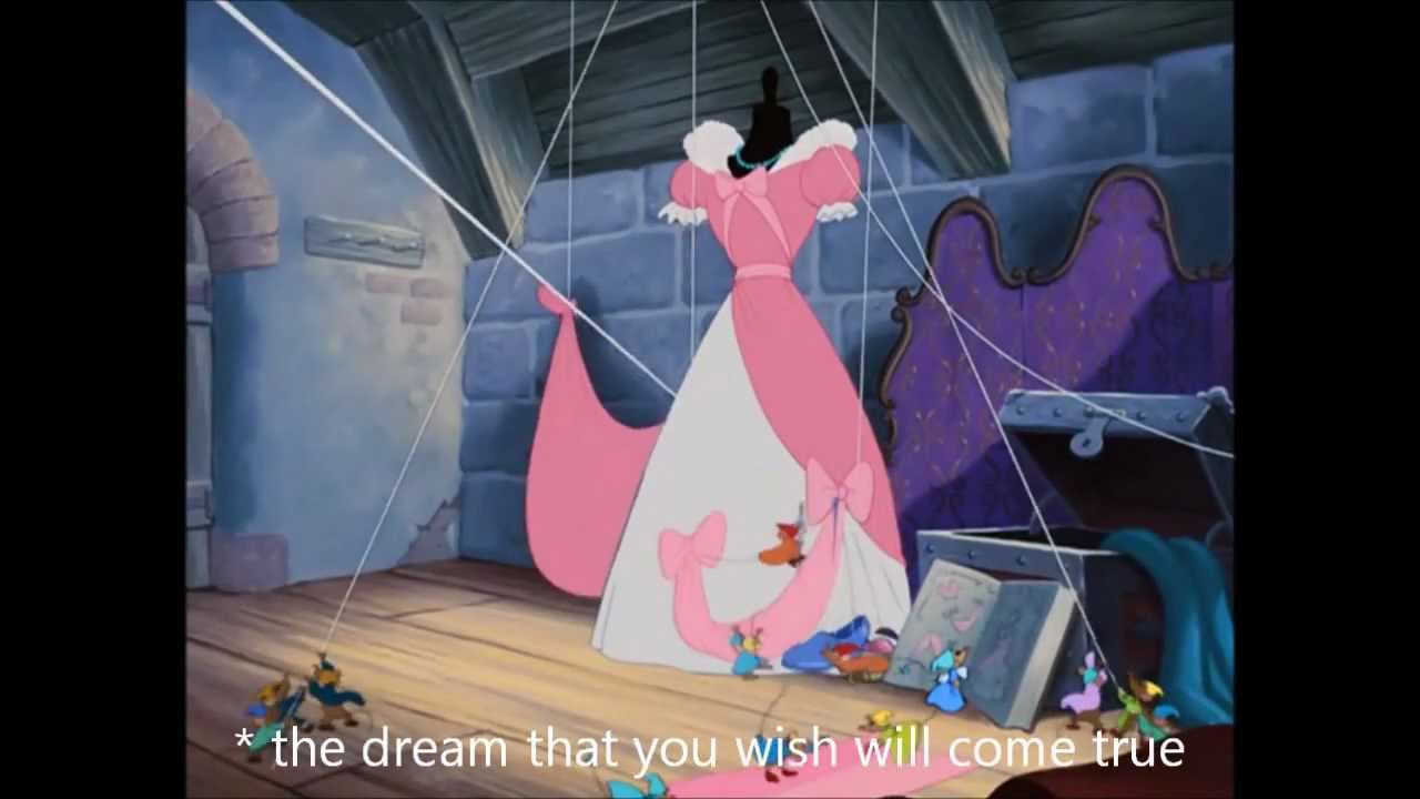 Cinderella A Dream Is A Wish Your Heart Makes Reprise Lyrics Mrsdisney0 Youtube