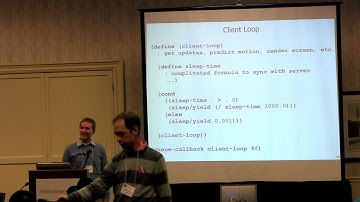 (fourth RacketCon): David Vanderson — Racket for a networked multiplayer game