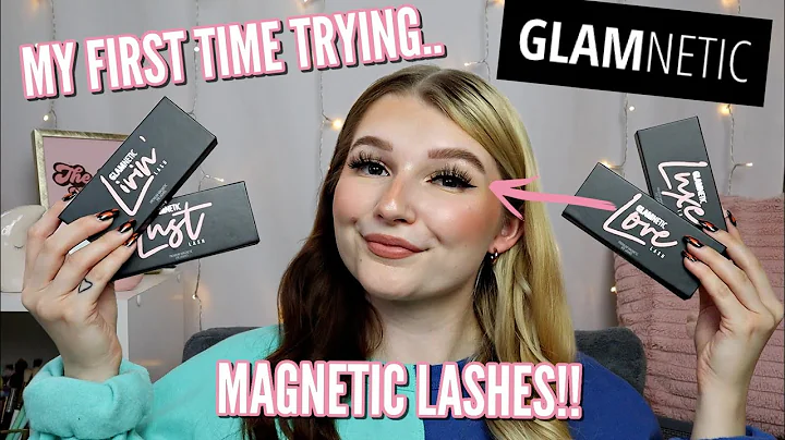 MY FIRST TIME TRYING GLAMNETIC MAGNETIC LASHES!!