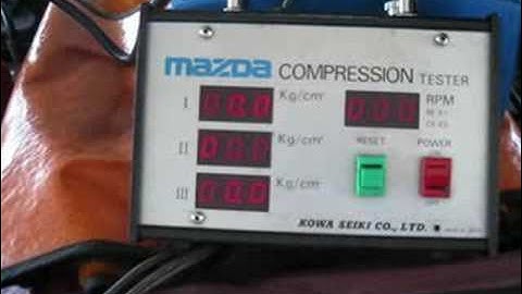 rx7 for sale - compression test