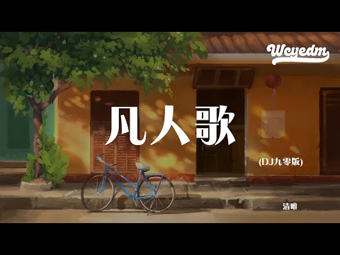清唯 - 凡人歌 (DJ九零版)「人生何其短 何必苦苦恋」【動態歌詞/pīn yīn gē cí】#清唯 #凡人歌 #動態歌詞