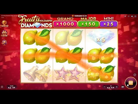 Chasing Big Wins in Fruity Diamonds Hold and Spin! 馃幇馃拵
