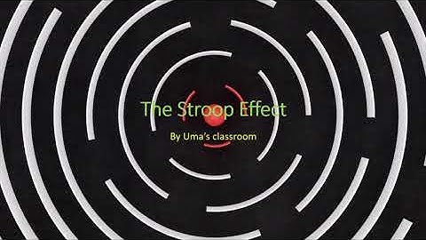 The stroop effect(for all grade levels)
