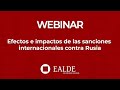 Efectos e impactos de las sanciones internacionales contra Rusia