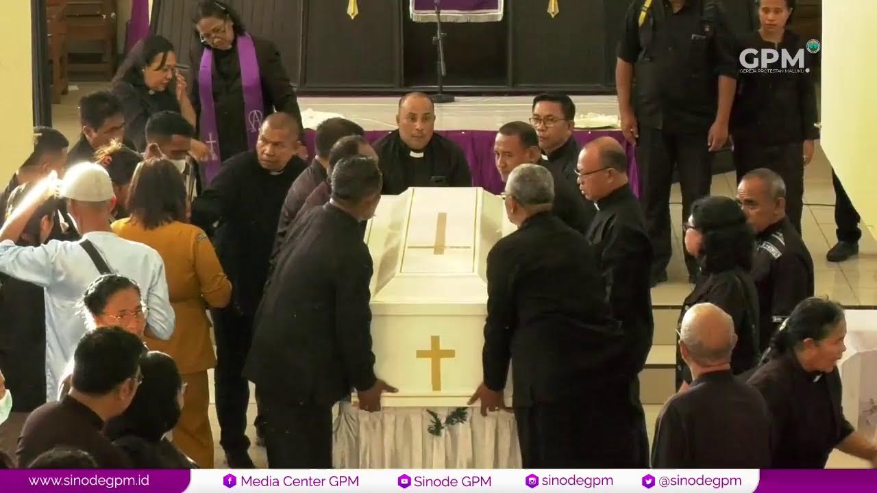 Kebaktian Pemakaman Pdt. Hertje N. Atihuta-Timisela, M.Si