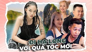 Du thuyền Hạ Long, hội streamer bình thản trước kiểu tóc mới siêu quậy của LND