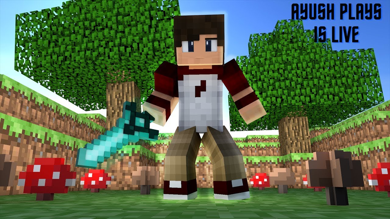 Day 5 in Minecraft| Live stream with Ayush Plays #minecraft #live # ...