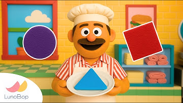 Triangle Pizza | Learn Shapes for Kids | 🎵 Fun Educational Preschool Song with Everyday Objects