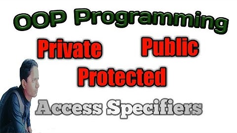 Access Specifiers in C++ in Hindi,Urdu