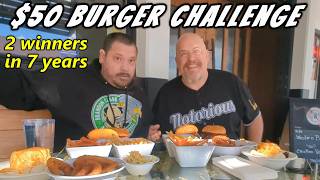Only 20 Minutes to Eat This Huge Burger Challenge With 5 Sides