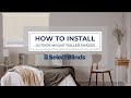 How to Install Outside Mount Roller Shades with Exposed Roll