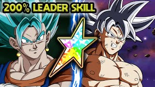 100% AGL LR VEGITO BLUE + EZA LR MUI GOKU ROTATION! Dragon Ball Z Dokkan Battle