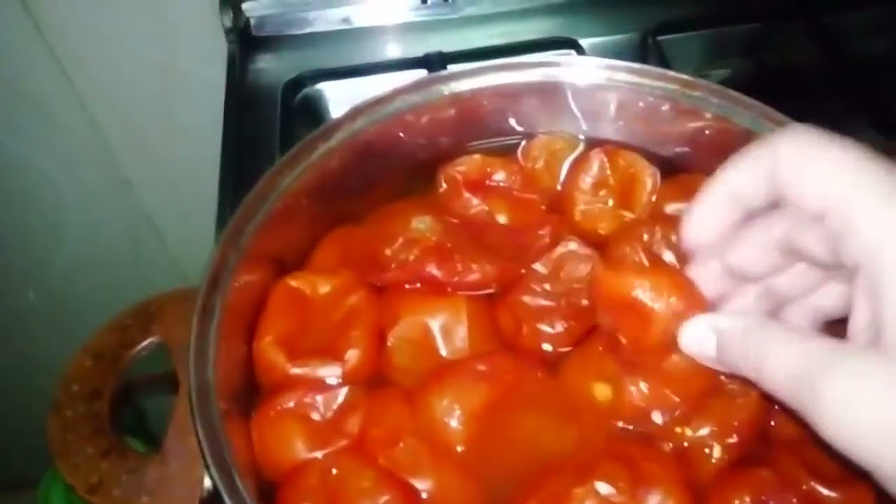 تخزين الطماطم 