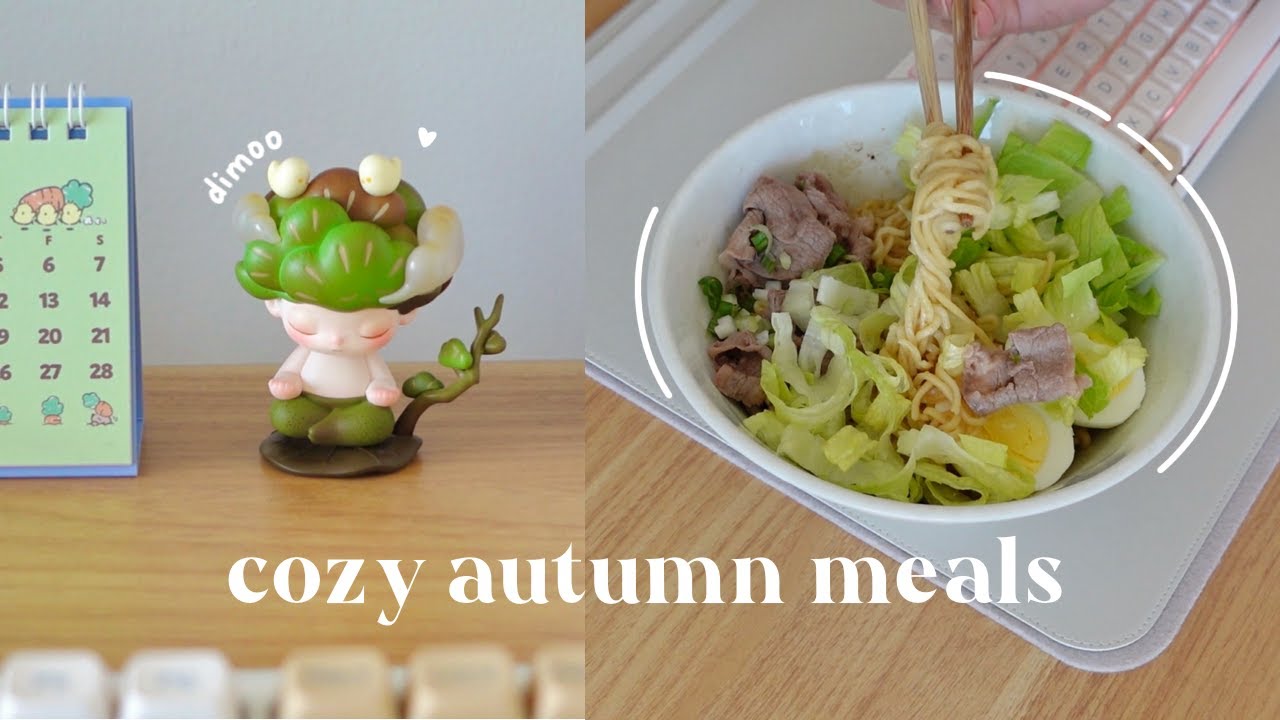 what I eat in a week cozy autumn edition 🍜 | healthy and simple recipes ...