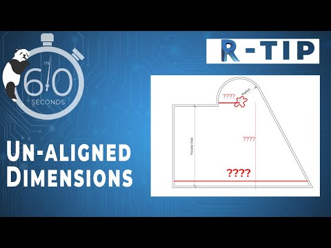 Revit Tips : Dimensions on non parallel walls - Genius Panda