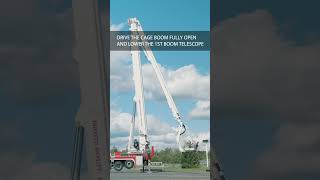 How To Operate A Bronto Aerial Platform - Lowering The Booms