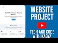 Build a Full Website Using HTML &amp; CSS | Beginner Website Project 2025