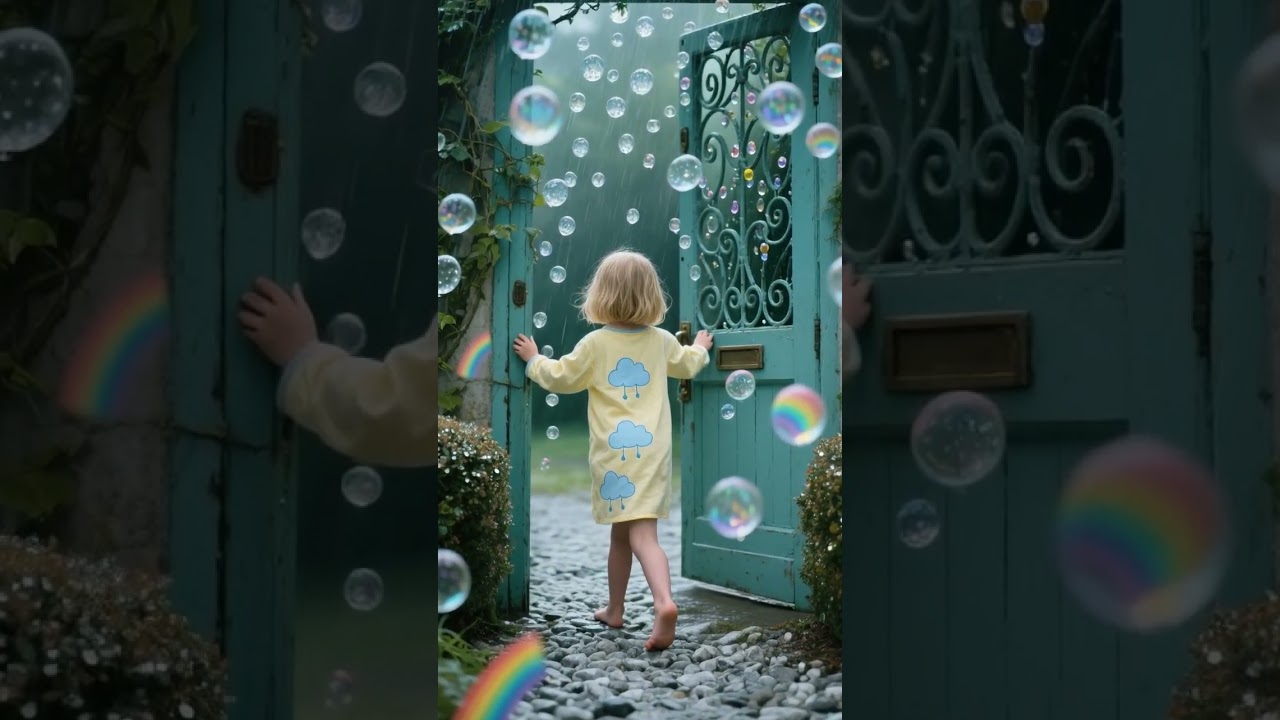 Emma woke up to a rainbow colored