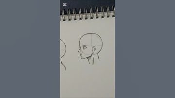 How to Draw Head ✨(side view)#drawing #tutorial #howtodraw #sketch #art
