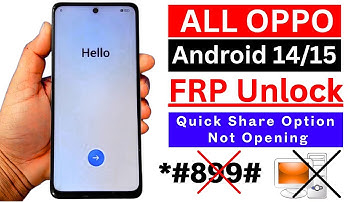 All Oppo Android 14/15 : GOOGLE/FRP BYPASS 2025 (Without PC) - Quick Share Option Not Opening