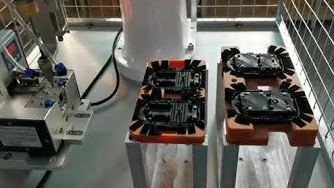 This is a scara with adsorption screw machine