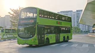 (TTS) Service 97 & 831G Volvo B9TL WEG2 Buses At Tengah Interchange