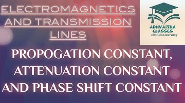 Propogation Constant in EM Waves EMTL #ECEGATE,IES,#UGCNETElectronicScience