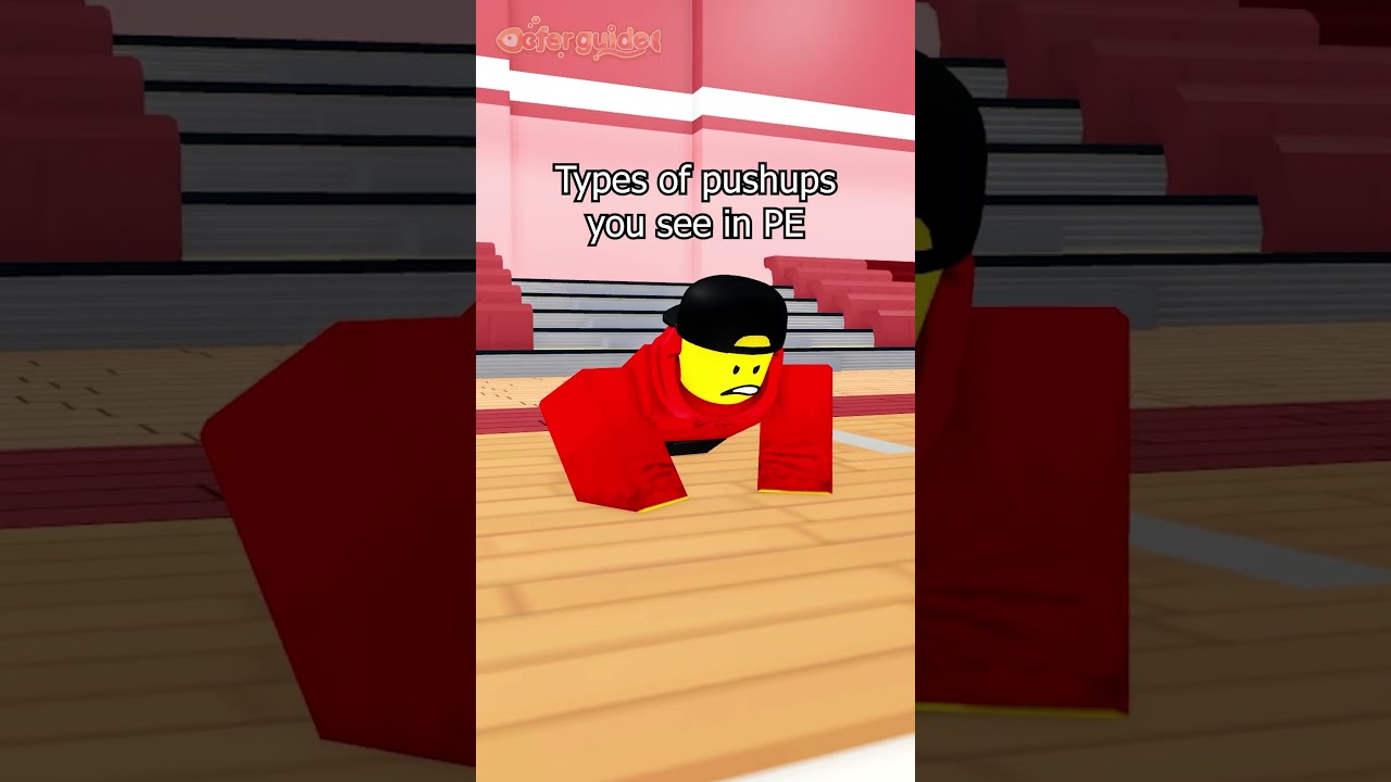 WORST push up forms #shorts #shorts #roblox #funny #robloxmemes #goldfishiess