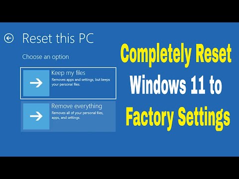 How to Completely Reset Windows 11 to Factory Settings in 2023 @codescoder