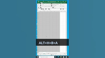 Select 10000 Cells in 1 Second in Excel #excel #msexcel