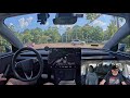 Timelapse of Tesla FSD 13.2.9 solo ride to Leslie's Pool Supplies in Kingwood, TX