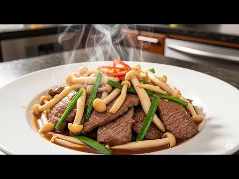 THỊT BÒ XÀO NẤM NGỌC CHÂM | Hướng dẫn nấu ăn