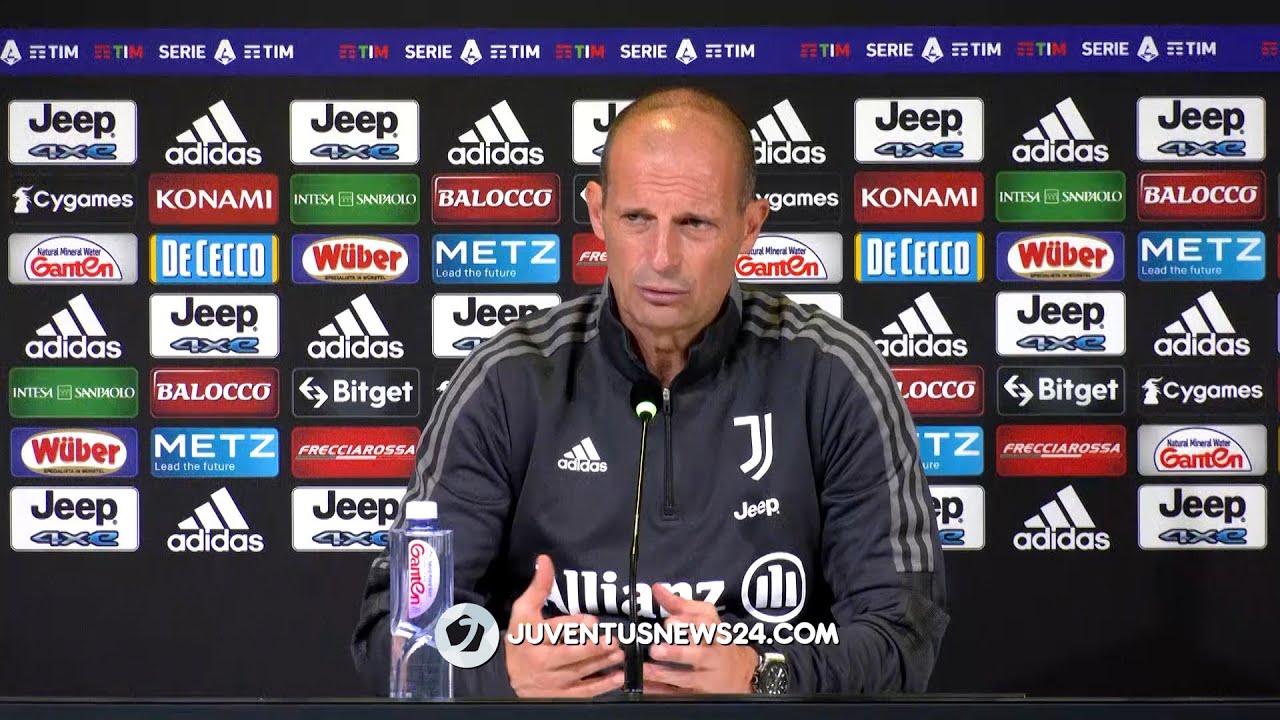 Conferenza Allegri pre Juventus-Sassuolo: “Chiesa e Dybala titolari. Col  Sassuolo solo per vincere” - YouTube