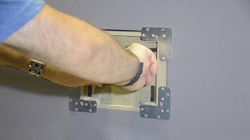 Retrofit wall mount for Control4 T3 7" touch screen - Installation
