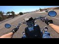 Ripping Honda shadow 750 (Vance & Hines exhaust) pure sound