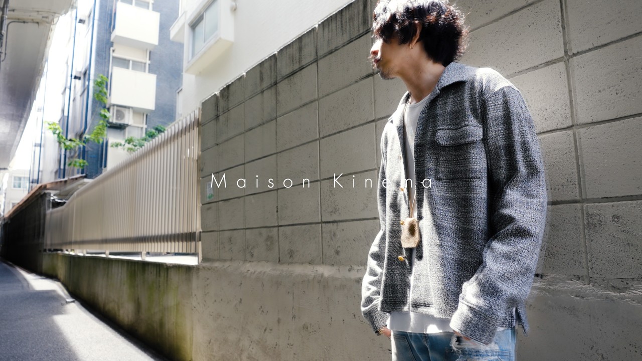 Maison Kinema] This jacquard shirt is soft, comfortable, and easy