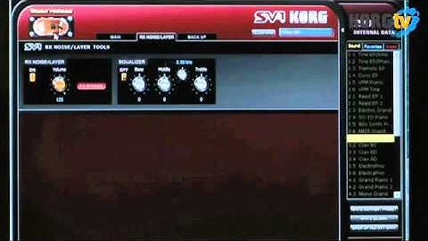 Korg SV-1 Editor