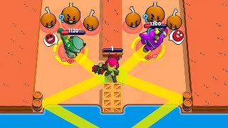 1 HP LUCKY vs 999% UNLUCKY! | Brawl Stars 2023 Funny Moments \& Glitches \& Fails 1078