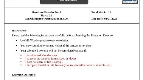 Digiskills seo handson exercise no 2 solution Batch-10
