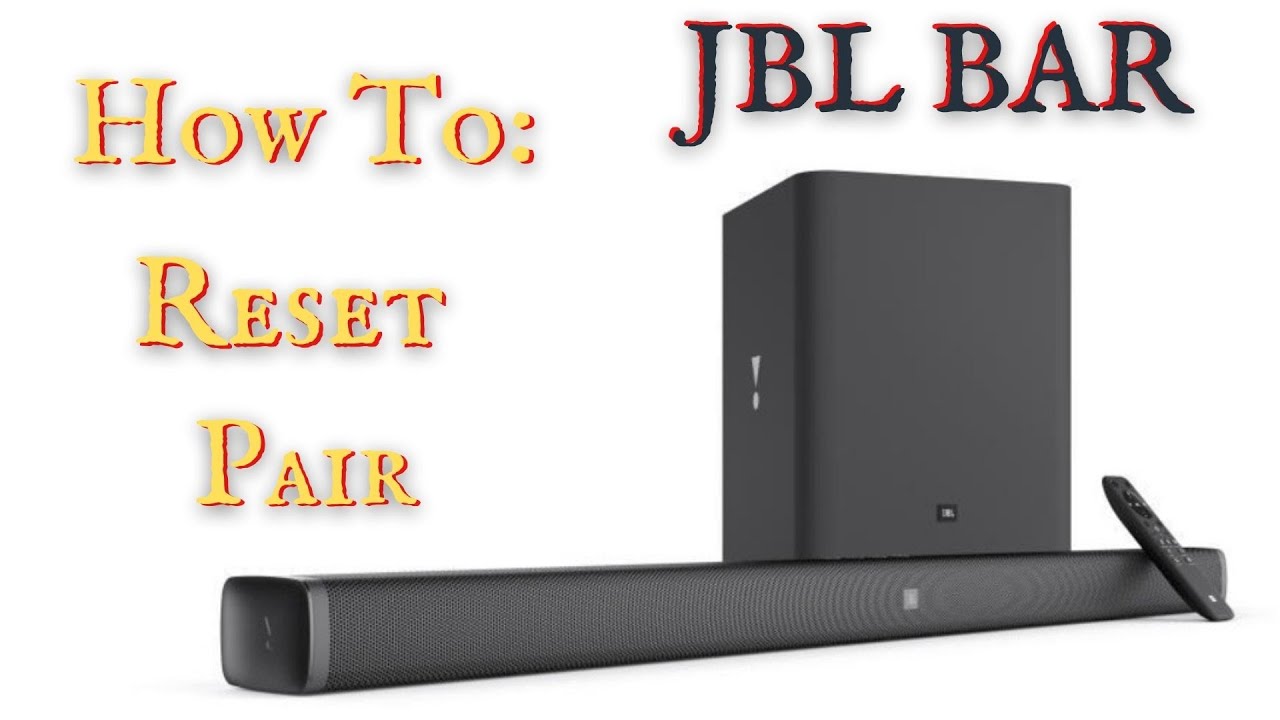 How to and the BAR 2.1 3.1 and 5.1 sound bars - YouTube