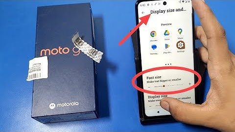 Motorola G04s increase text size || How to set display size in Moto G04s