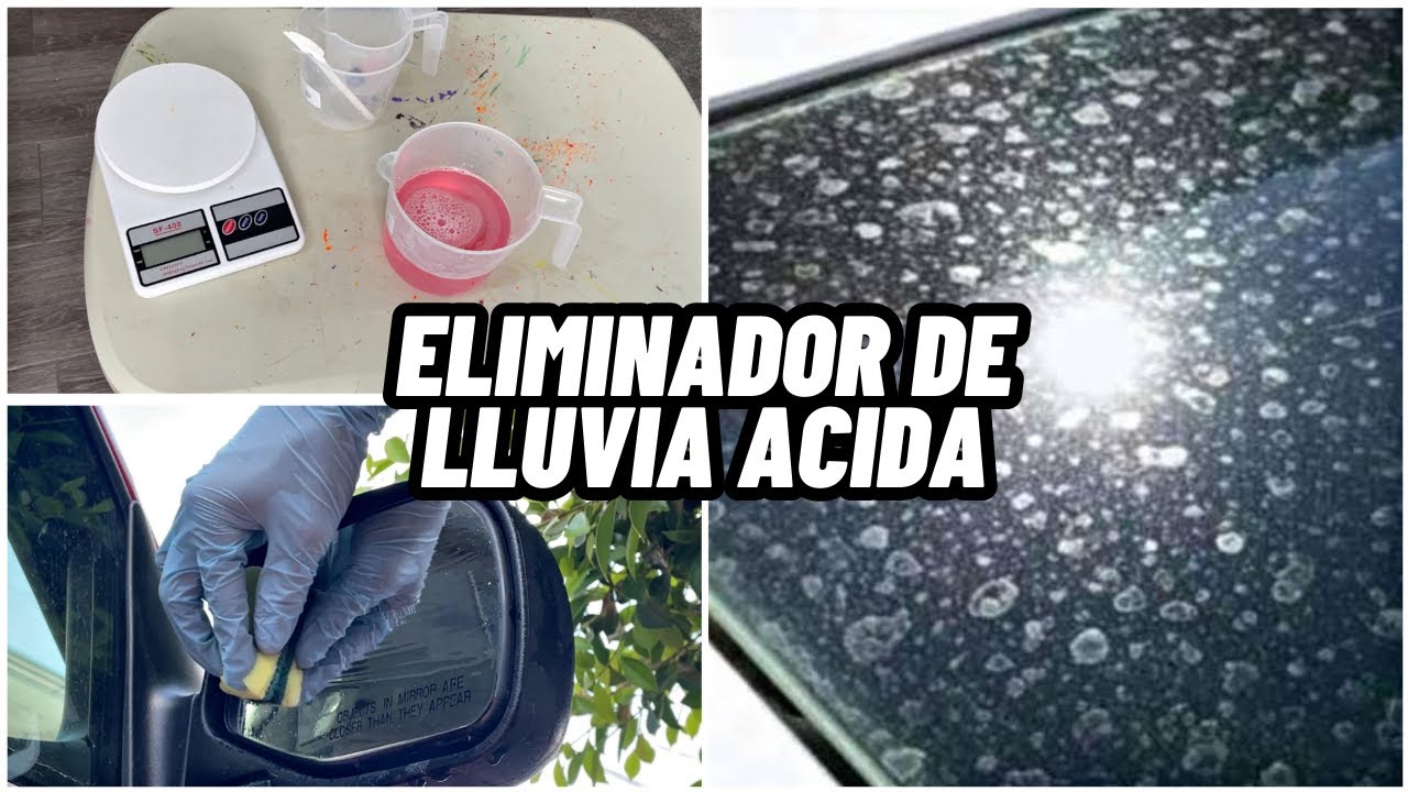 Como hacer un eliminador de lluvia acida para cristales o ventanas / Formula automotriz