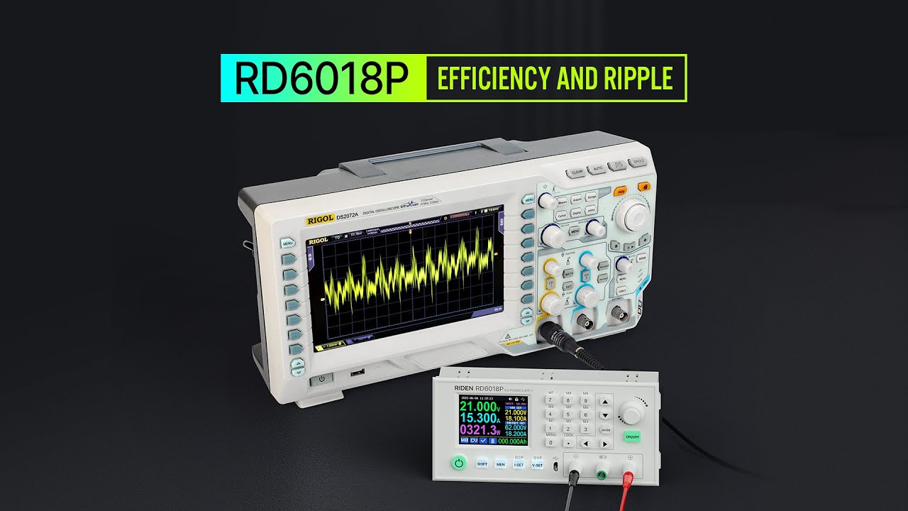 Vpp Ripple New Product RD6018P released: actual ripple test, low to 10mV ...