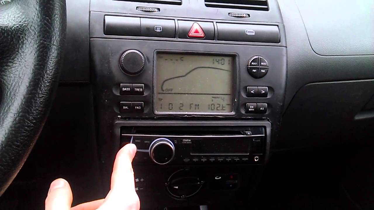probleem radio [SEAT] [Cordoba 6K2 Vario] - YouTube