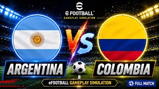 Argentina vs colombia | World cup 20 26 | eFootball game play simulation screenshot 3