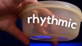 RHYTHMIC & ECHO Finger Tapping ASMR on CONTAINERS | NO TALKING