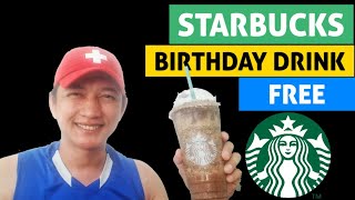 How To Redeem Starbucks Free Birthday Drink Starbucks Us Youtube