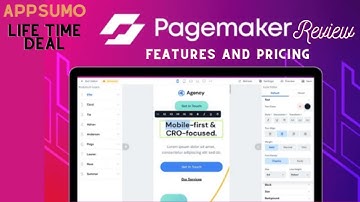 Pagemaker Review, Features and Pricing/ Exclusive Appsumo Life Time Deal/ Alternative to InstaPages.