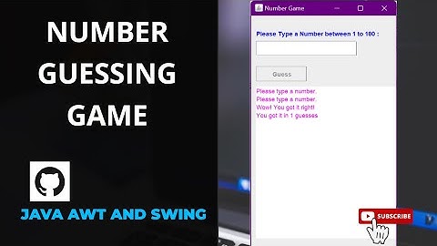 Building a Fun Number Guessing Game in Java with AWT and Swing | Apache NetBeans | GeekPrateek
