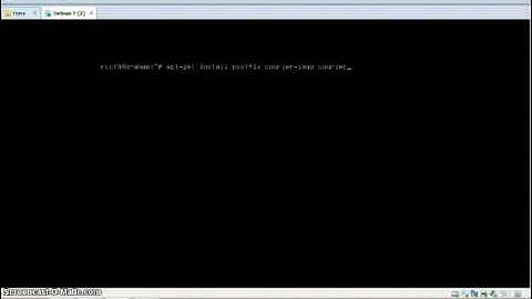 Tutorial menginstal Mail Server (Squirrel) di DEBIAN 7